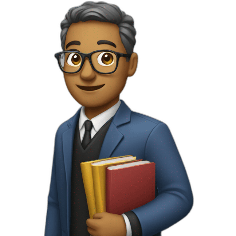 speaker with books emoji