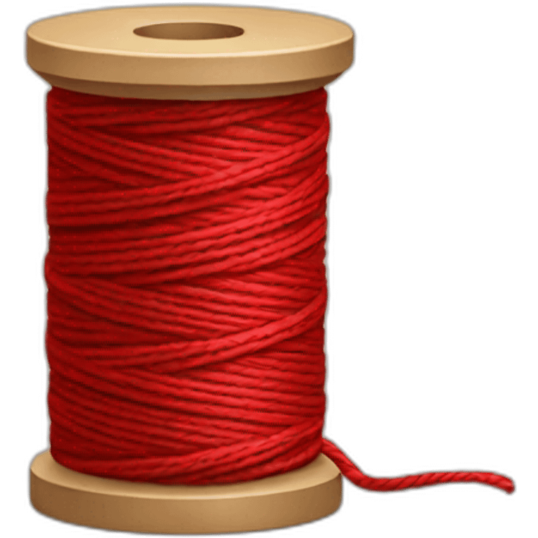 red thread spool emoji