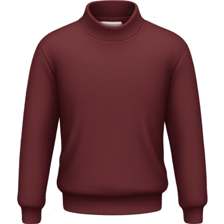 Elegant maroon sweat  emoji