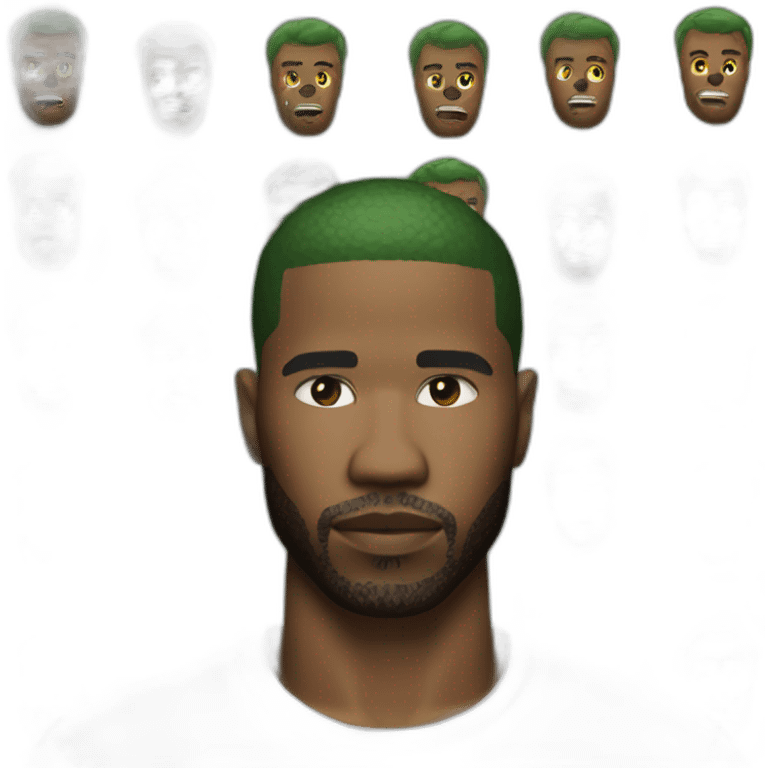 Frank ocean hasgreen-headed emoji