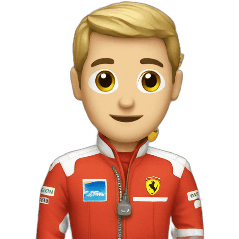 pilote ferrari emoji