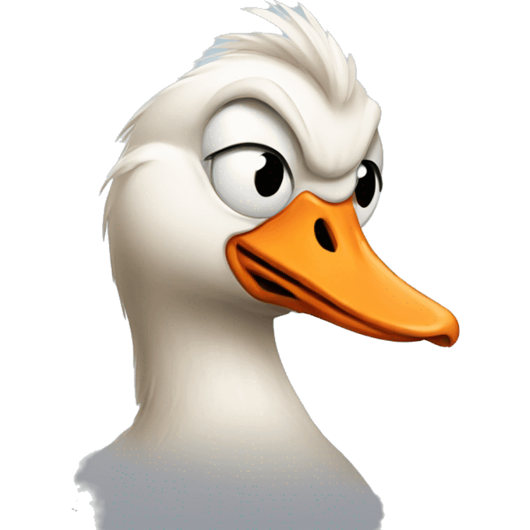 Angry goose emoji