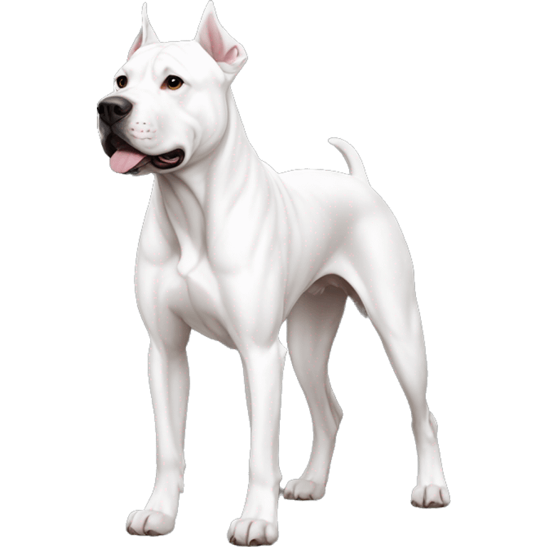 Dogo Argentino Dog Breed Full Body emoji