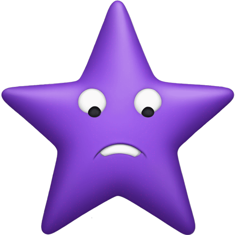 Purple star emoji