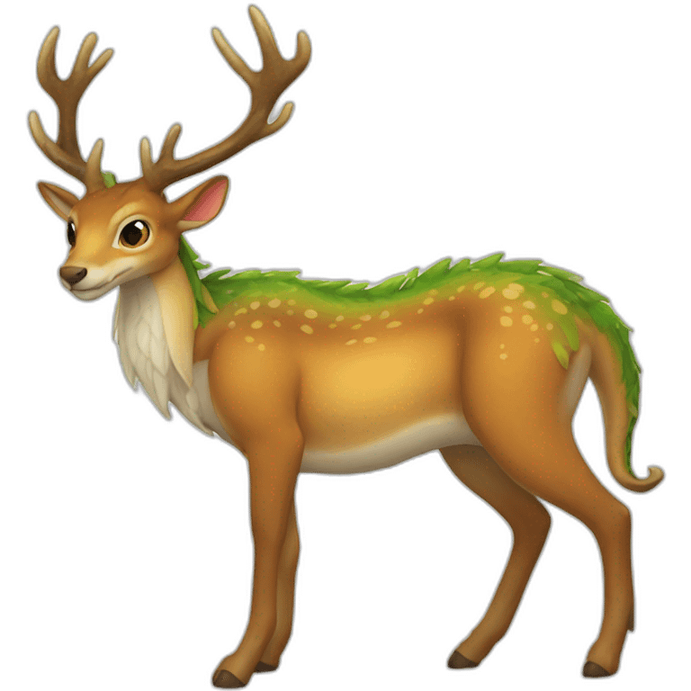 Dragon deer emoji