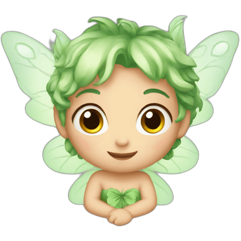 Cute fairy emoji