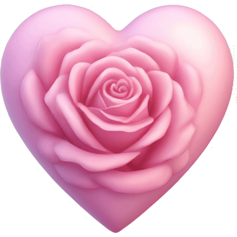 Corazón rosa pastel  emoji