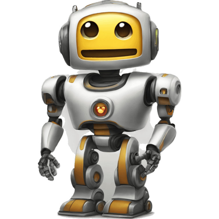 happy robot named RoMan Talk emoji