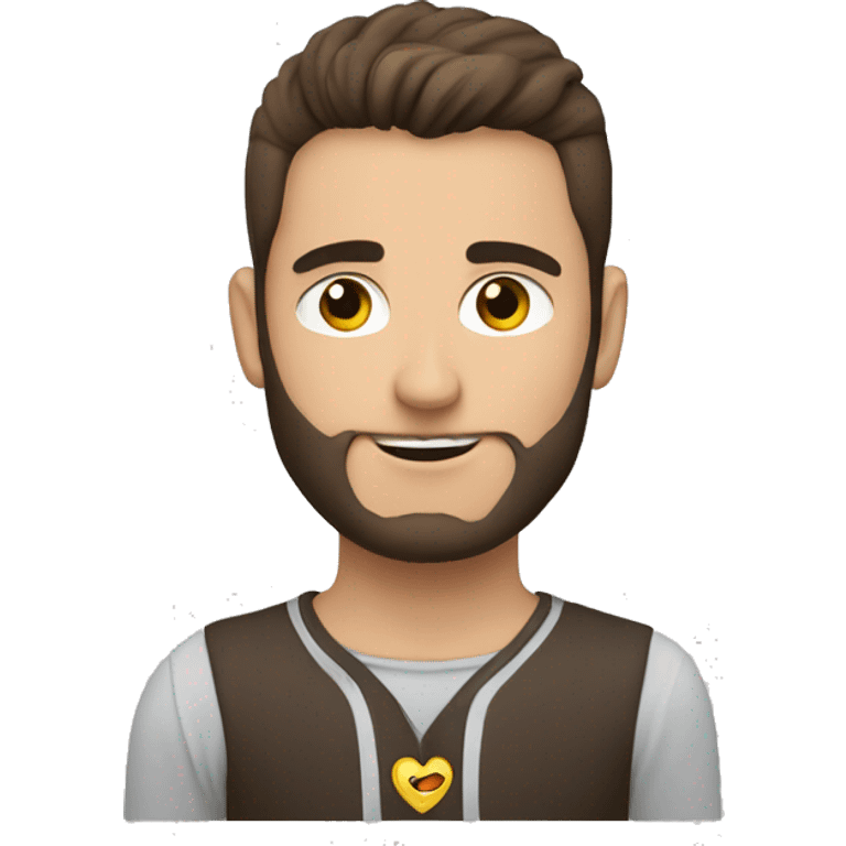 Braun herz  emoji