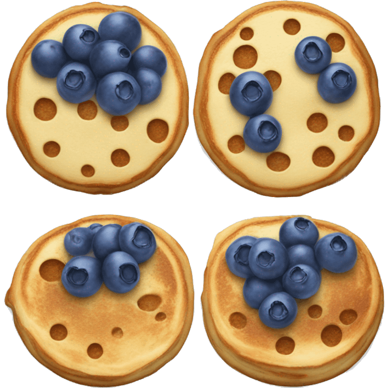 blueberry pancake emoji