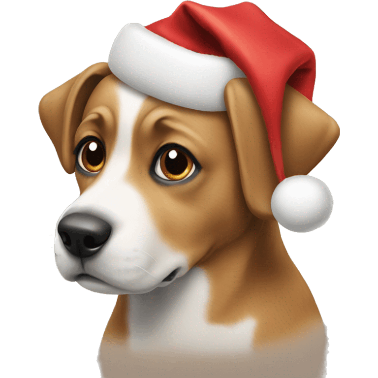 Dog Christmas  emoji