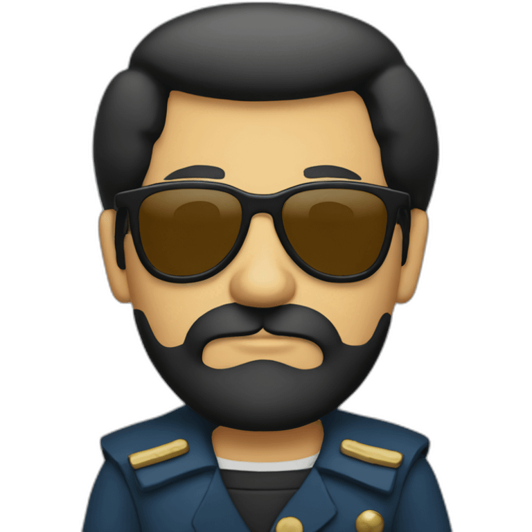 captain haddock with sunglasses emoji