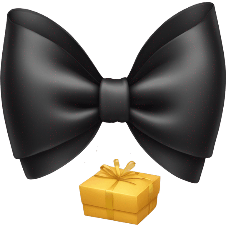 black bow birthday  emoji