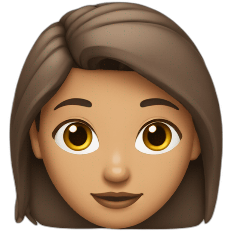 pocahontas avec cheveux lisse  emoji