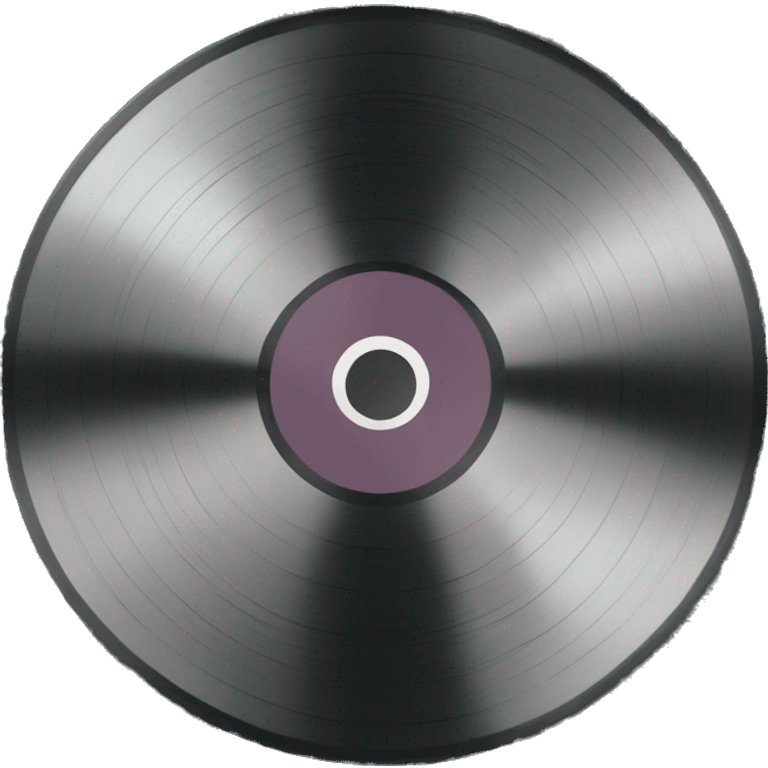 a vinyl disk emoji