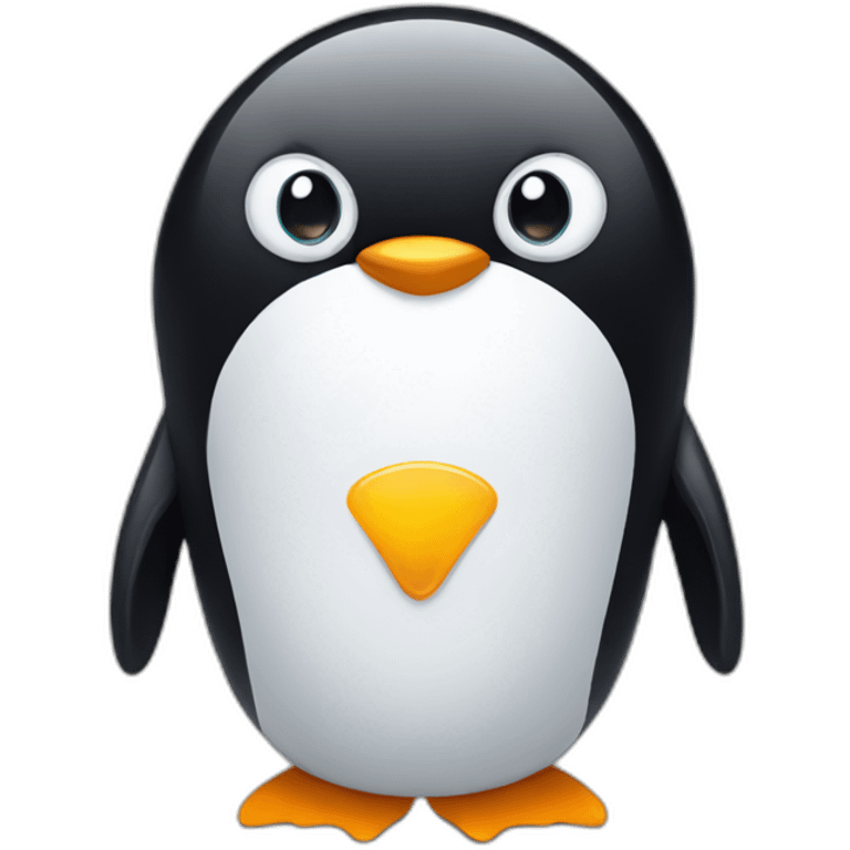 Penguin but not a brain emoji