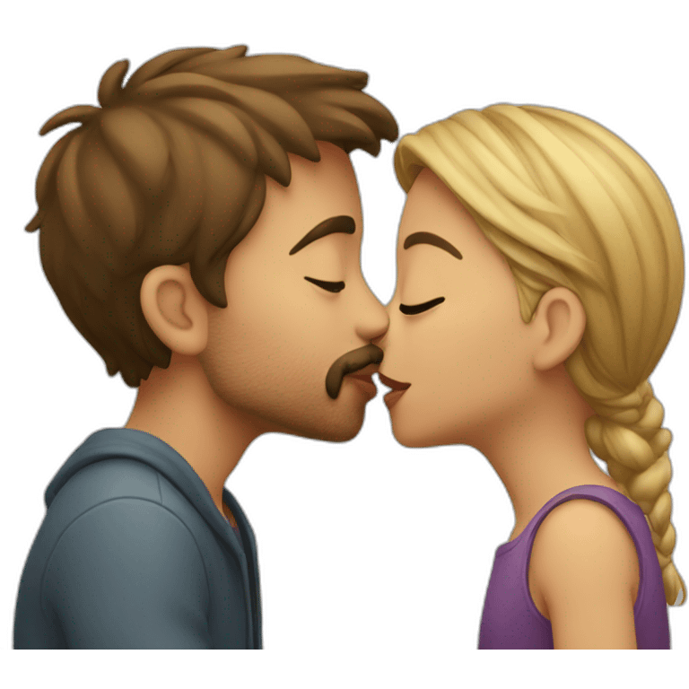 Love kiss  emoji