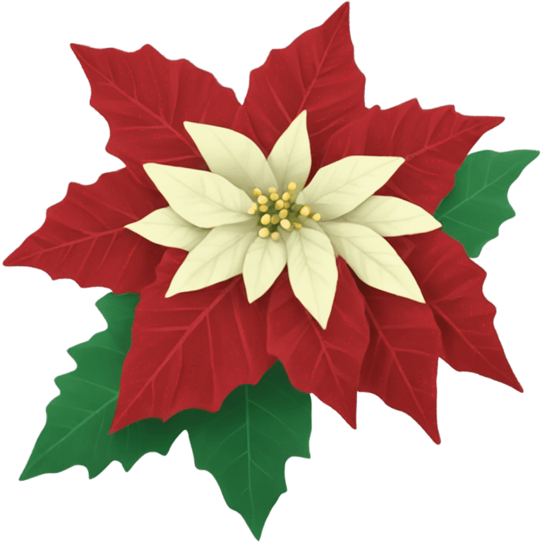 poinsettia  emoji