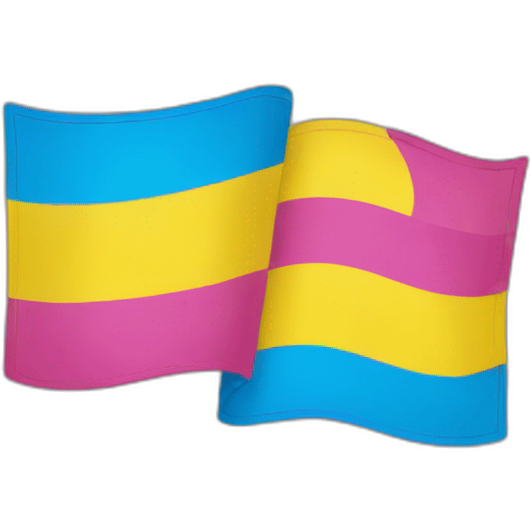 flag pansexual emoji