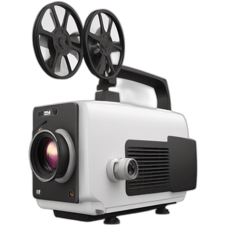 SMARTWALL Movie Projector small White emoji