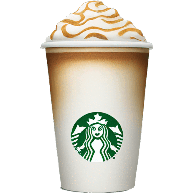 An starbucks hot coffee emoji