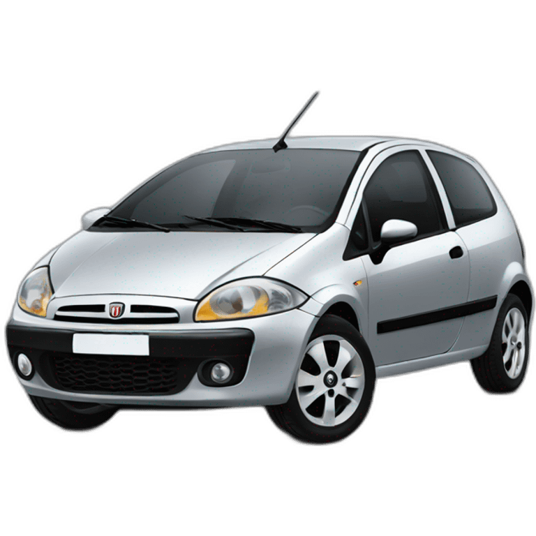 fiat punto silver emoji