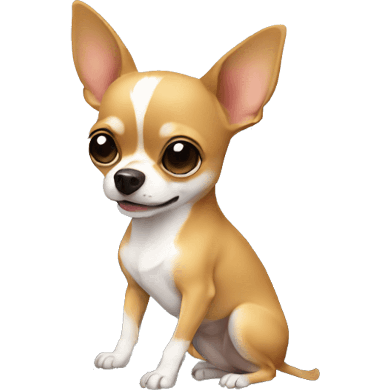 Chihuahua with laptop emoji