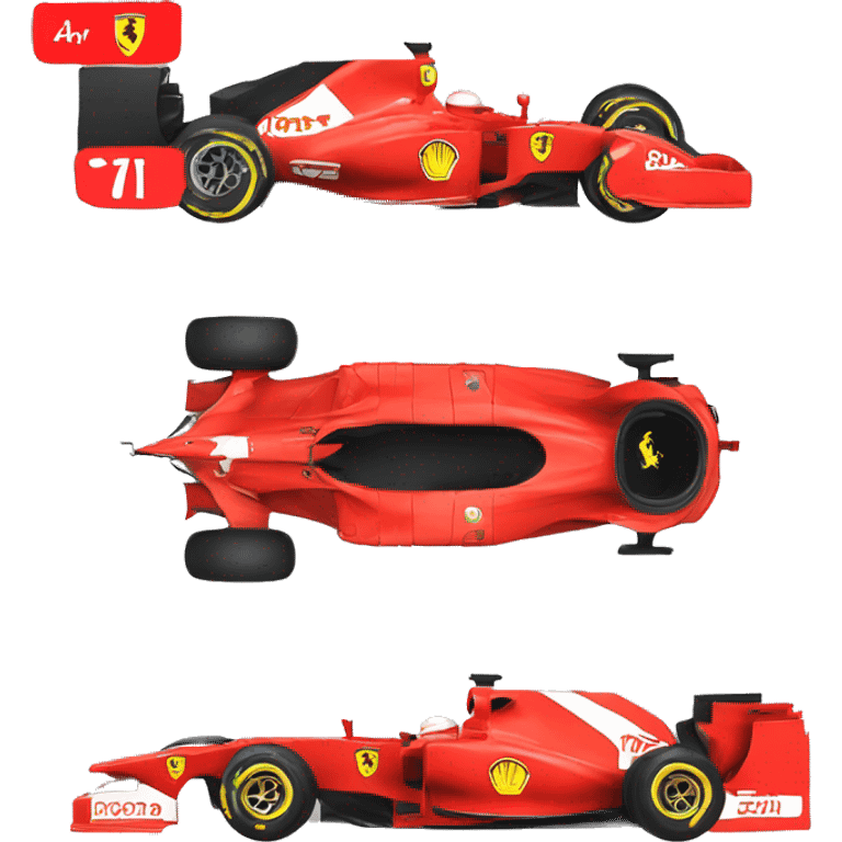 Ferrari F1 car emoji