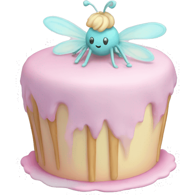 Fairy pastel cake emoji