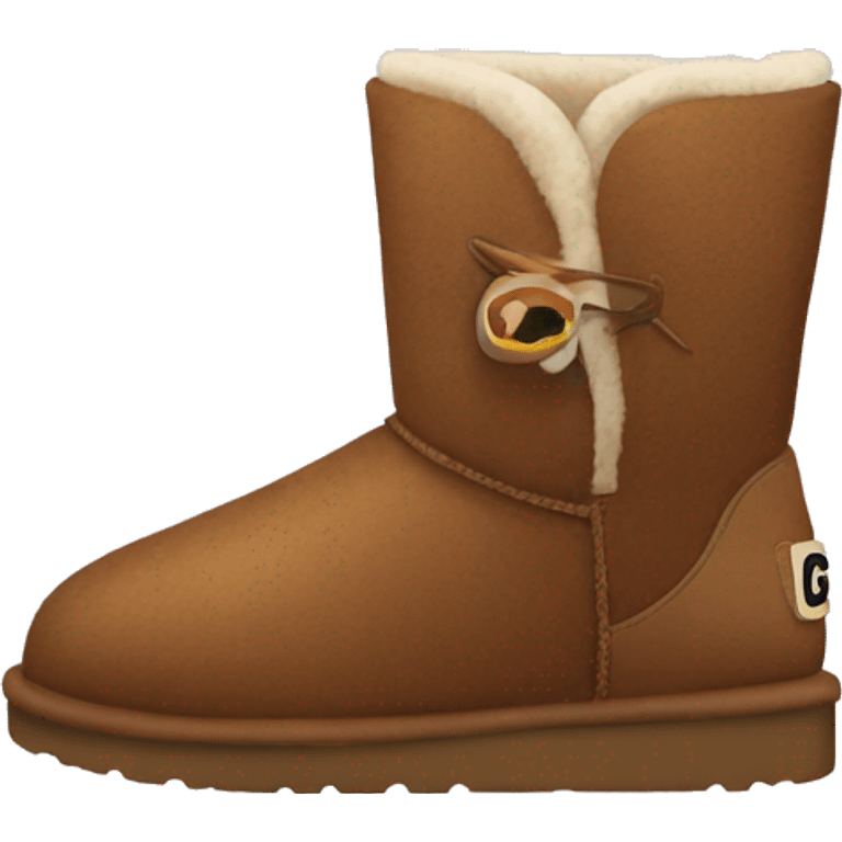 Brown Ugg’s  emoji