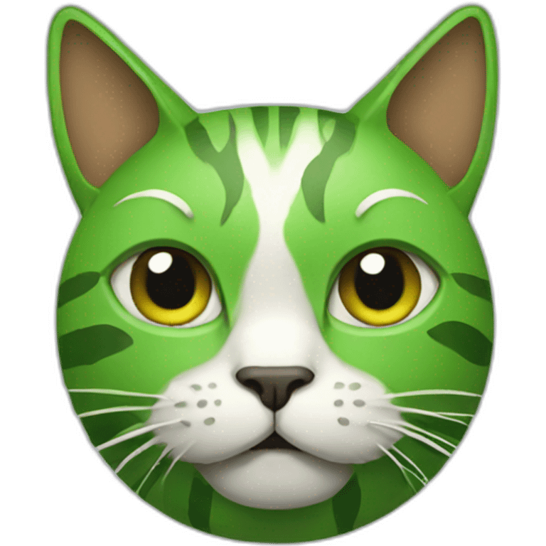 Weed cat emoji