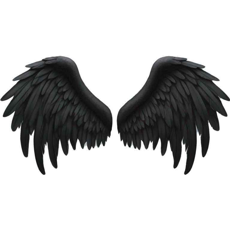 black angel wings emoji