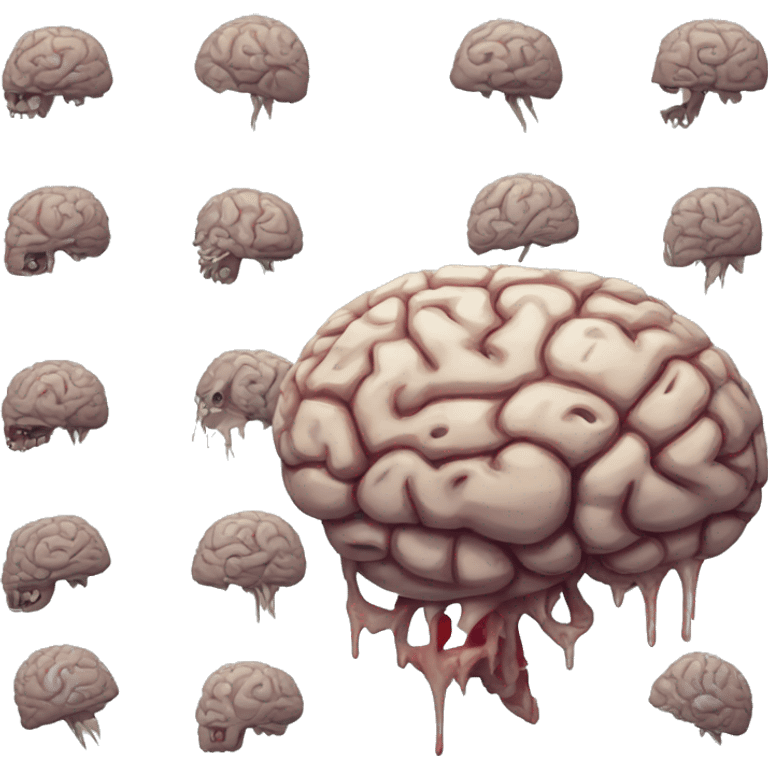 zombie brain emoji