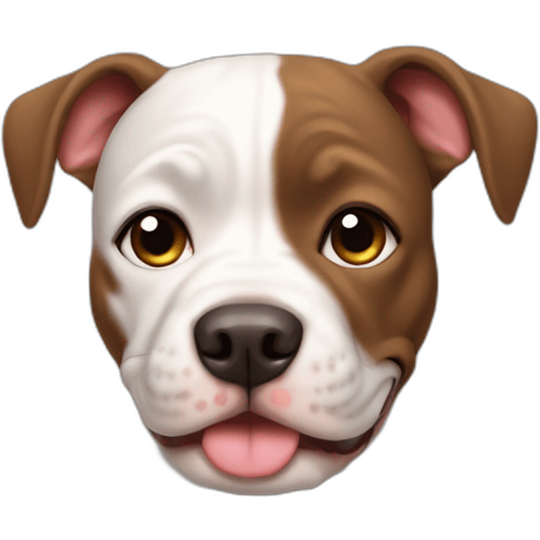 Cute little Pitbull  emoji