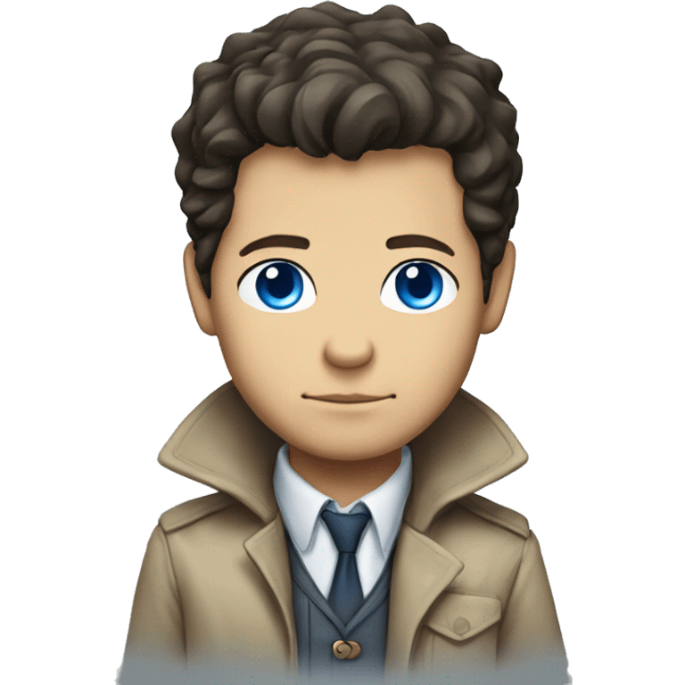 Castiel from supernatural with blue eyes  emoji