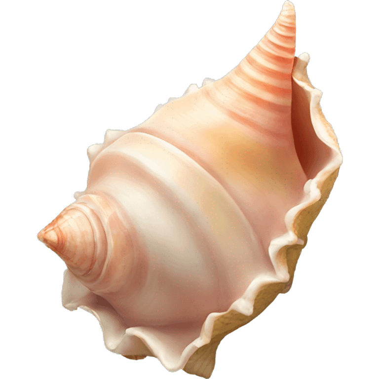 Queen conch shell  emoji