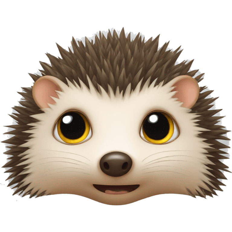 hedgehog AND "missing eye" emoji