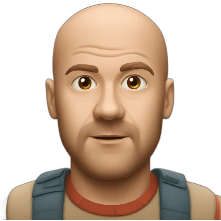 Hopper from stranger things emoji