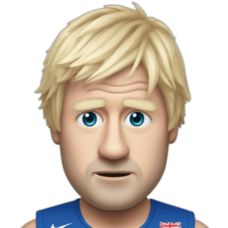 Boris Johnson Athlet emoji