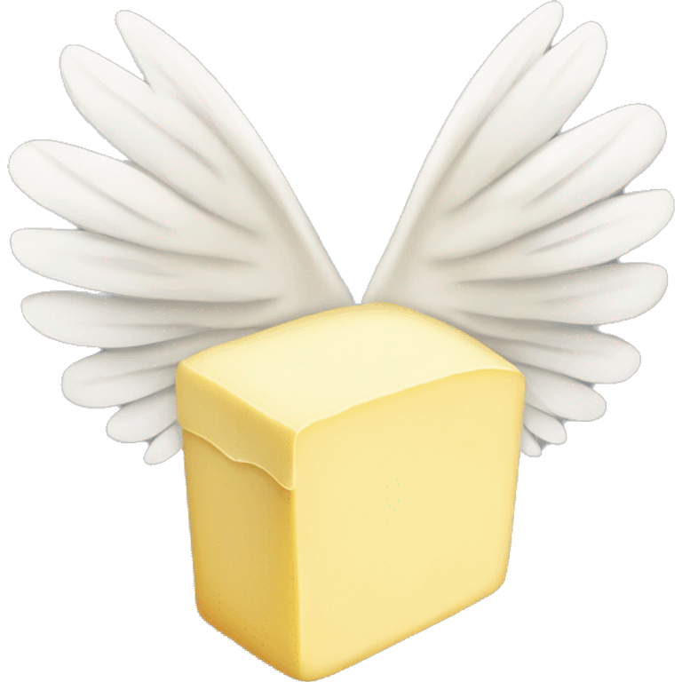 butter with white wings emoji