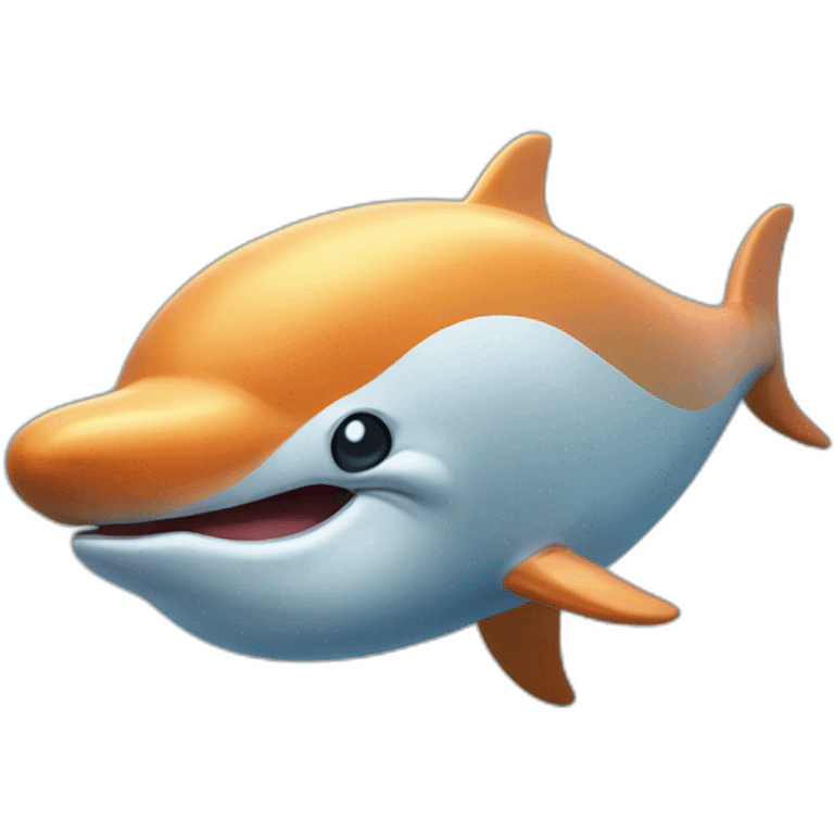 rocket dolphin emoji