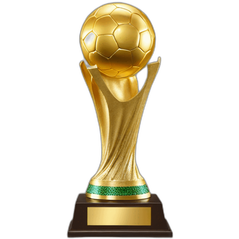 Ronaldo nazario soulever world cup trophy emoji