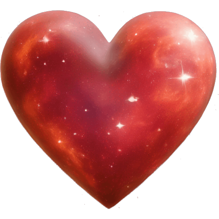 red galaxy heart emoji