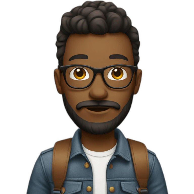 hipster emoji