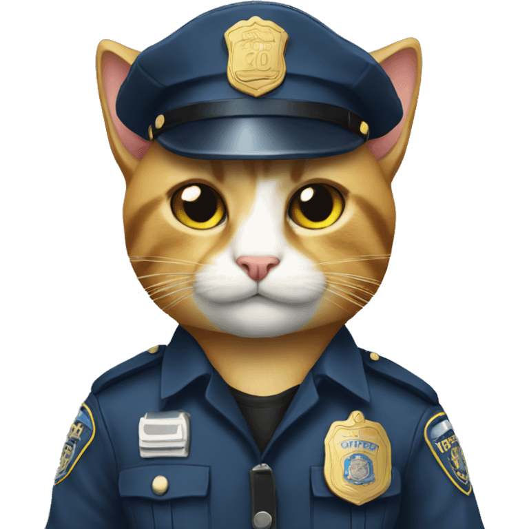 cop cat emoji