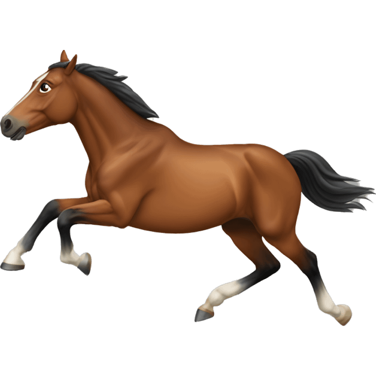 Horse running emoji