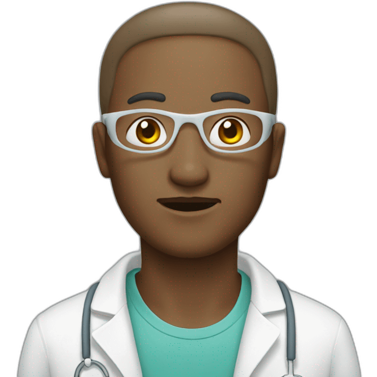 A patient with blindness emoji