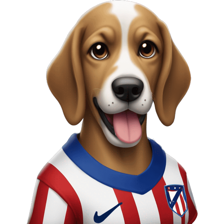 atletico de Madrid dog fan emoji