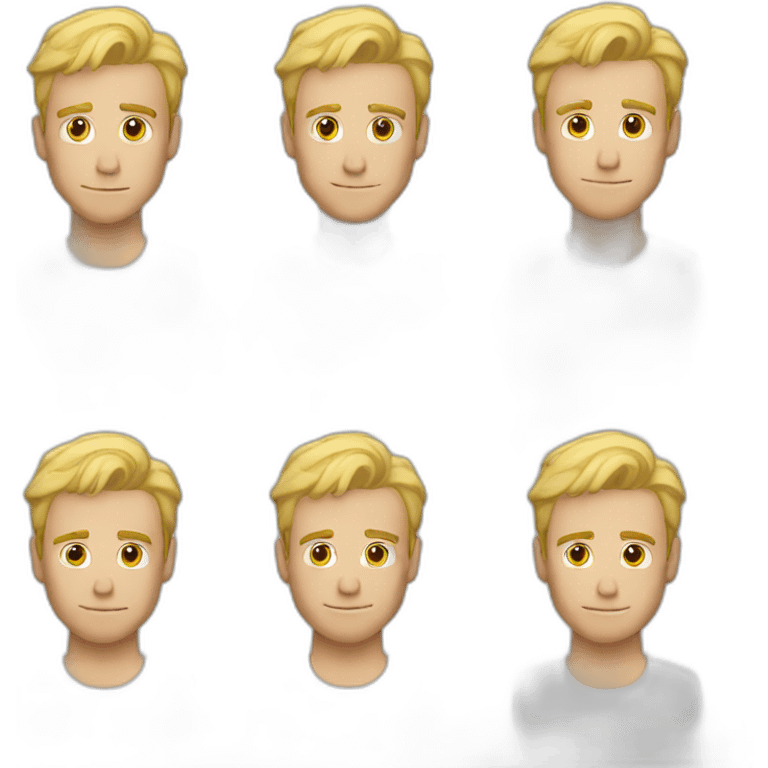 Tall blond guys emoji