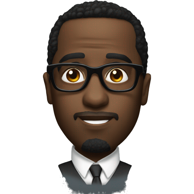 P diddy with glasses emoji